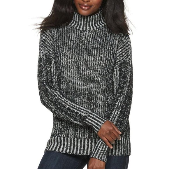 Rock & Republic Sweaters - Rock & Republic ribbed knit Turtleneck sweater